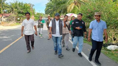 Patroli Kawal Hak Pilih di Kecamatan Natal, Bawaslu Madina: Ada Kerawanan Data Pemilih di Wilayah Perkebunan 