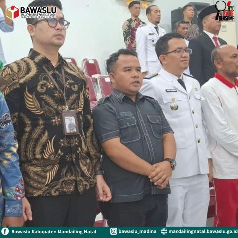 Ketua Bawaslu Mandailing Natal, Ali Aga Hasibuan, M.H Hadiri Rapat Paripurna Istimewa DPRD Kabupaten Mandailing Natal
