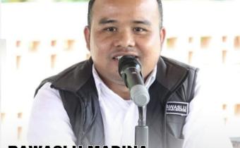 Ketua Badan Pengawas Pemilihan Umum (Bawaslu) Mandailing Natal Aliaga Hasibuan, M.H