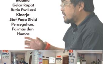 Rapat Rutin Evaluasi Kinerja Staf Pada DivisiP2H